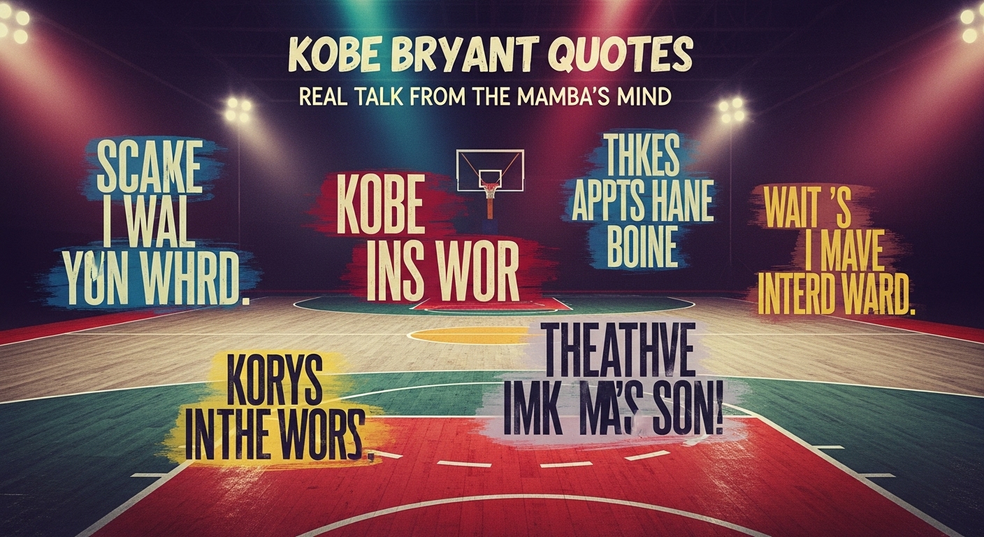 Kobe Bryant Quotes: Real Talk from the Mamba's Mind