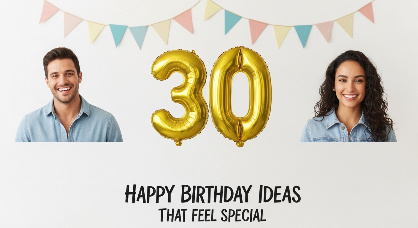 30th Birthday Ideas That Actually Feel Special