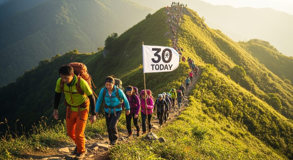 milestone birthday celebration for adventure lovers