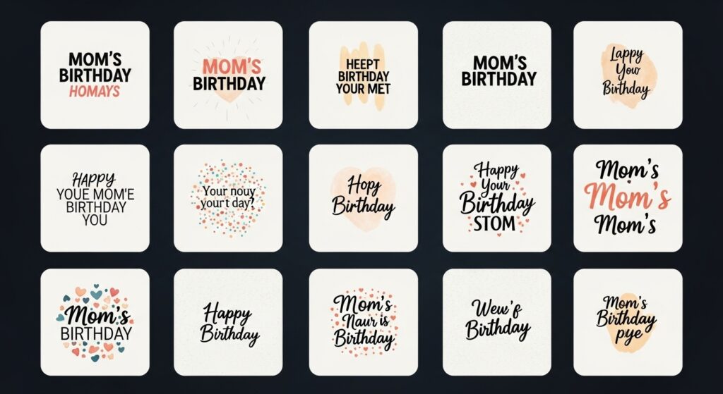 Social Media Captions for Mom’s Birthday