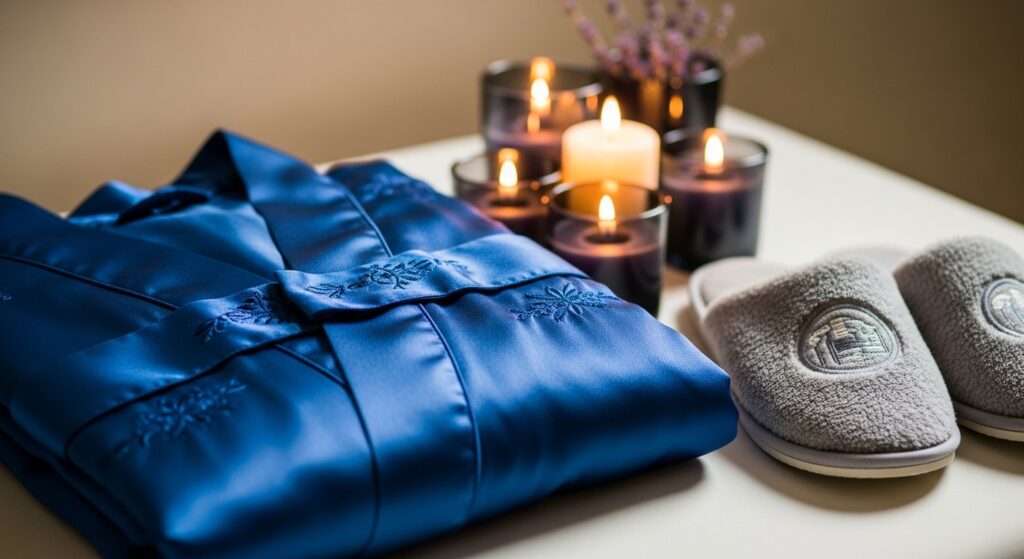 Luxury robe that is very affordable and a perfect gift for a woman who already has a lot of things.