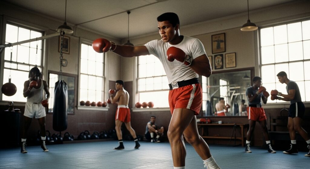 Muhammad Ali training quotes inspiration photo