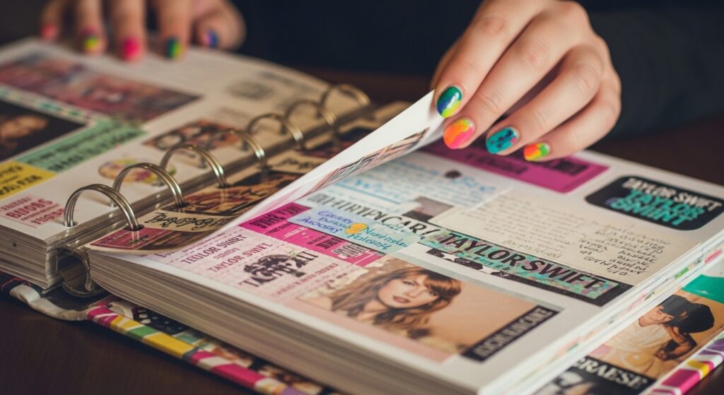 Taylor Swift concert scrapbook and memory collection