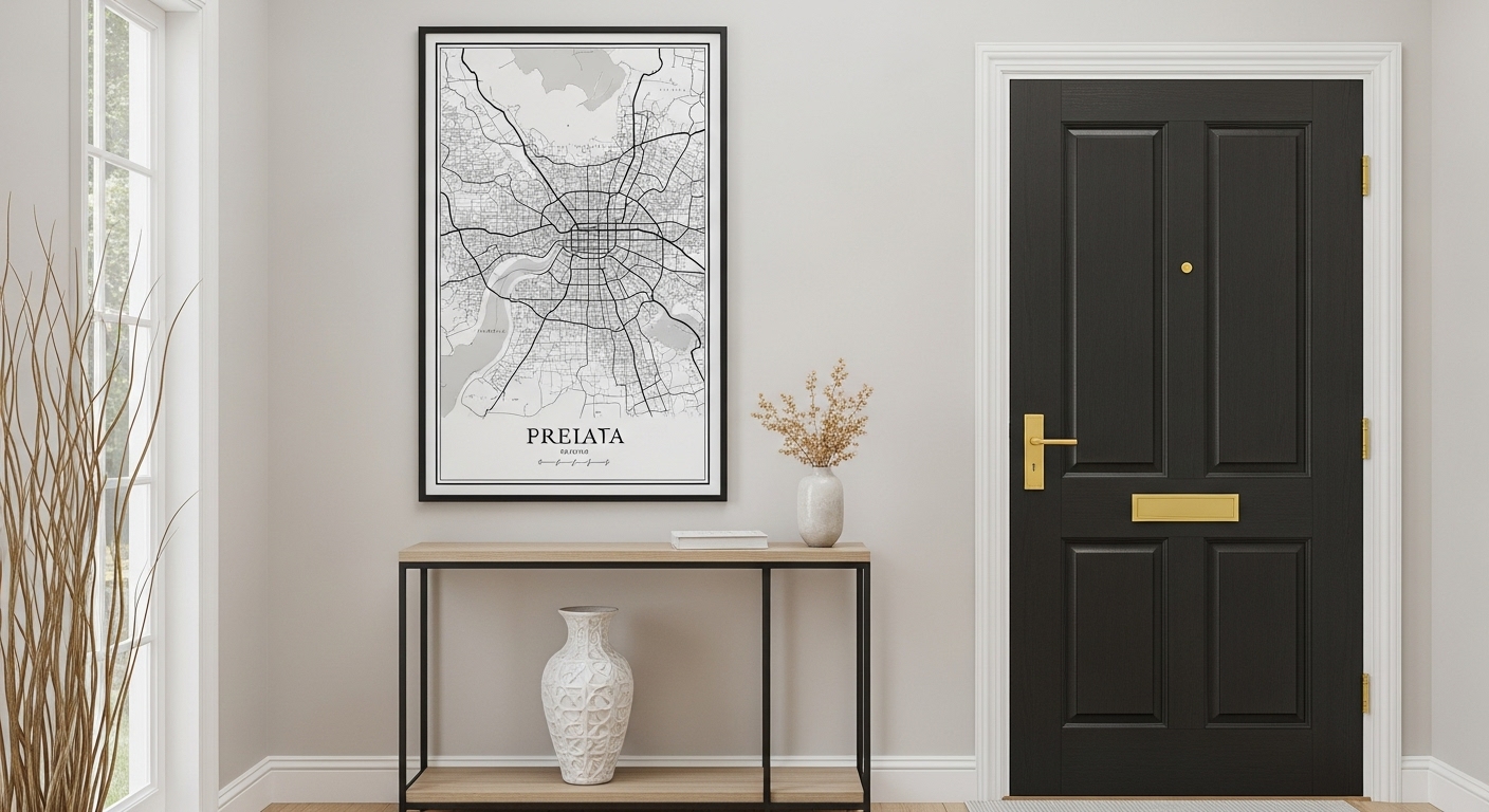 black and white wall art
