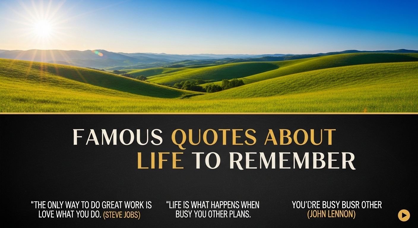 famous quotes about life