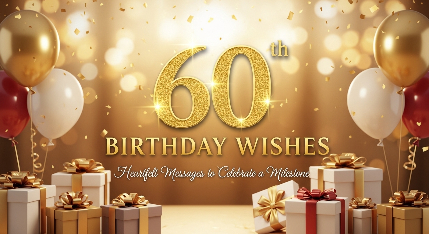 60th Birthday Wishes: Heartfelt Messages to Celebrate a Milestone