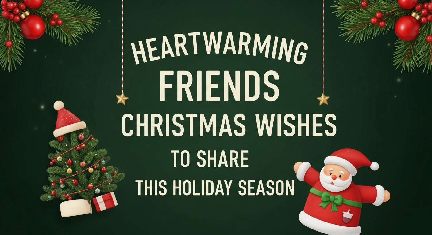 Heartwarming Friends Christmas Wishes to Share This Holiday Season